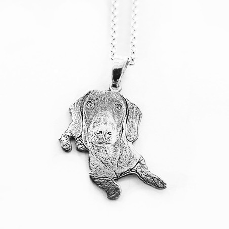 Dachshund dog pet pendant