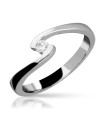 Open Arms Diamond Solitaire Ring