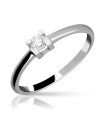 Square Claws Solitaire Ring