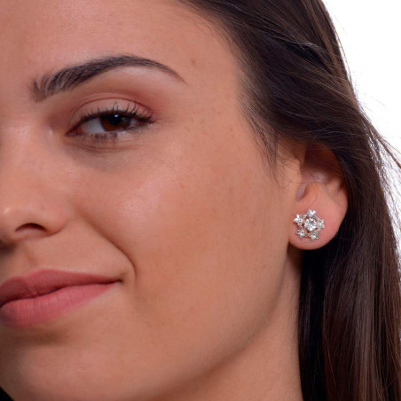 Jasmine silver earrings