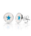 Mare Star Silver Earrings