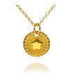 Golden Gelsomino Silver Necklace