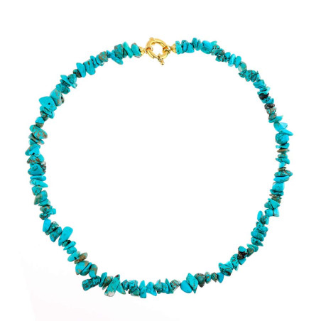 8 mm turquoise necklace with sailor clasp