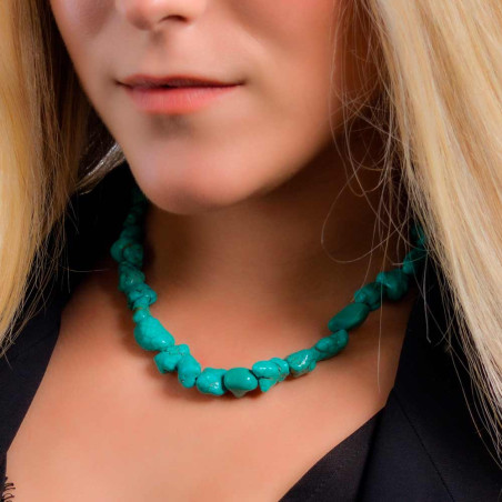 Collar de piedra turquesa para cualquier tipo de evento