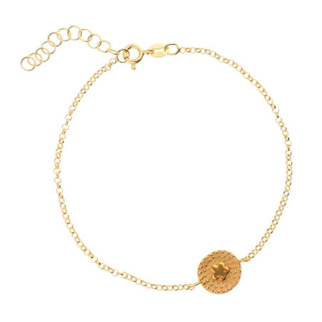 Gelsomino silver gold plated silver bracelet