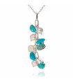 Giorno Turquoise and Pearl Necklace