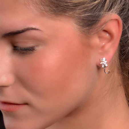 Pendientes para mujer con forma de gato