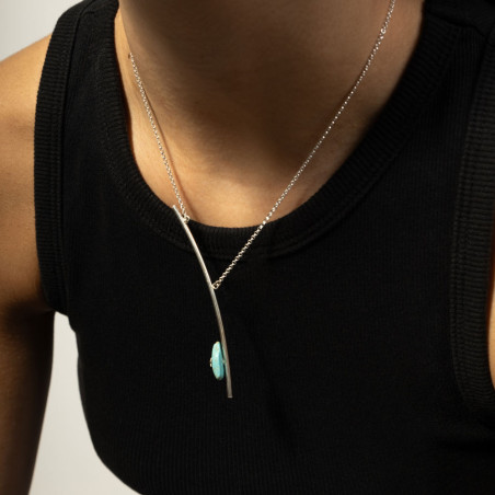Collar mujer con turquesa y jazmín