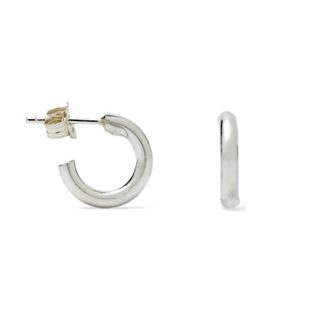 Pendientes de plata de 10mm de diámetro