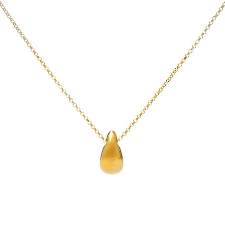gold teardrop necklace