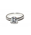 Stone ring solitaire