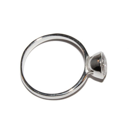 Anillo solitario piedra – Anillos de plata – vista 3