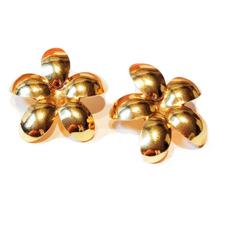 Flower earrings from the Aurea collection
