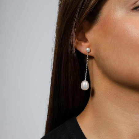 Pendientes Largo Perla Tao Rolo mujer