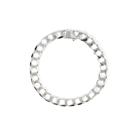 pulsera eslabones barbada en plata