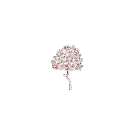 Biznaga Pendant in Silver with Enamel