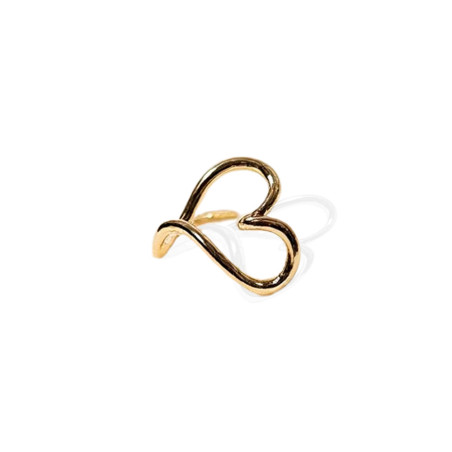 Gold Heart-Shaped Ring