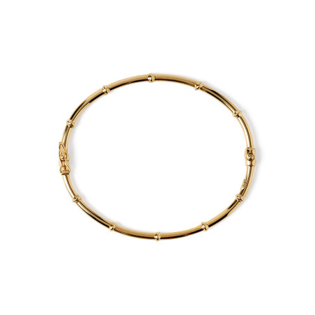 Gold Hoop Bracelet