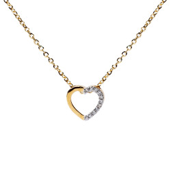 Gold Necklaces with Cubic Zirconia