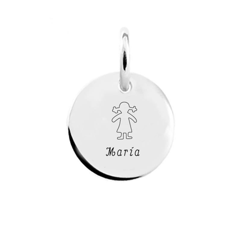 colgante de plata dia de la madre