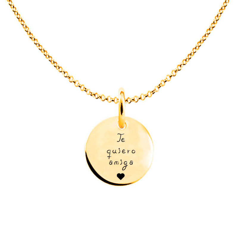 Custom Gold-Plated Pendant to Gift to a Friend