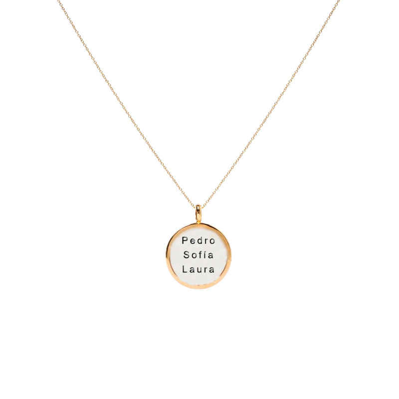 Tree of Life pendant with engraving on the back