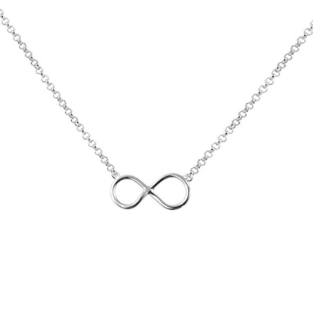 Collar infinito plata