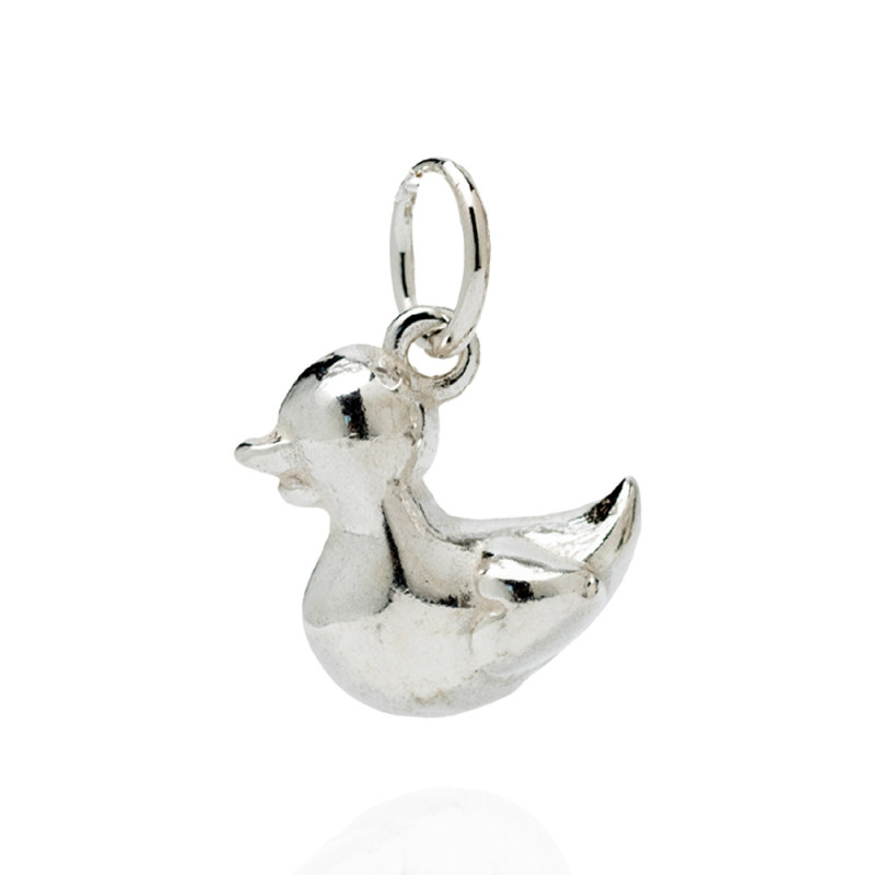 Duck Pendant Made in Sterling Silver