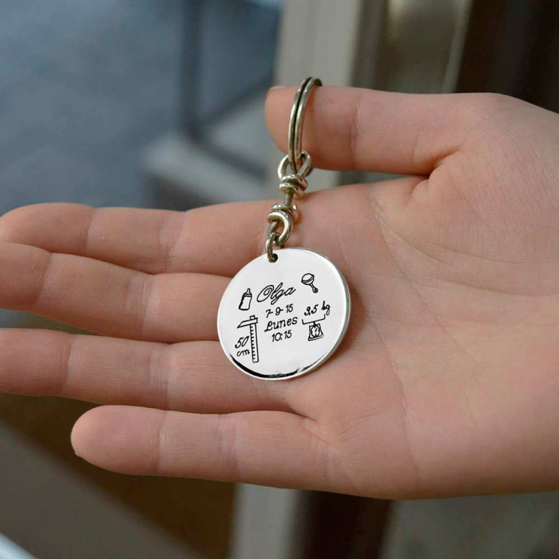 llavero de plata para regalar