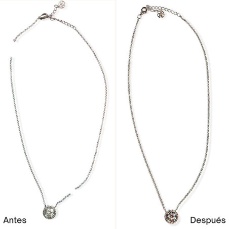 arreglo cadena gargantilla plata