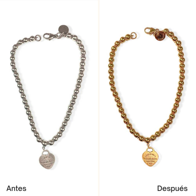 Color-plated bracelet