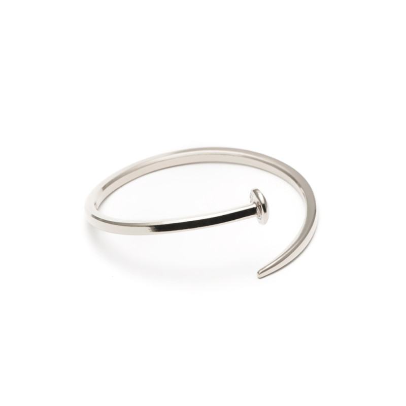 Silver Nail Bracelet