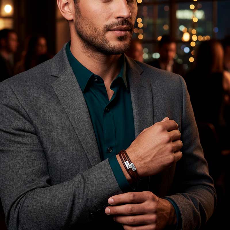 Pulsera de cuero personalizadas